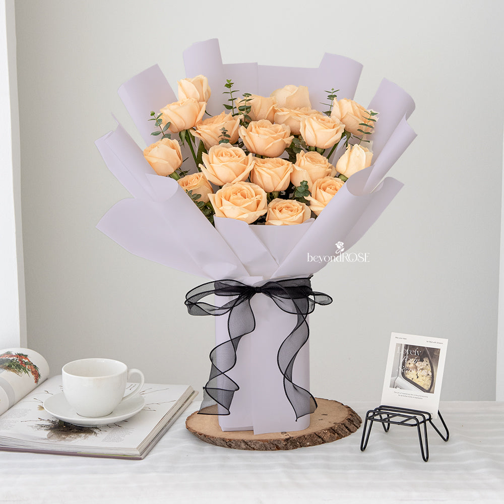 Champagne Rose Bouquet