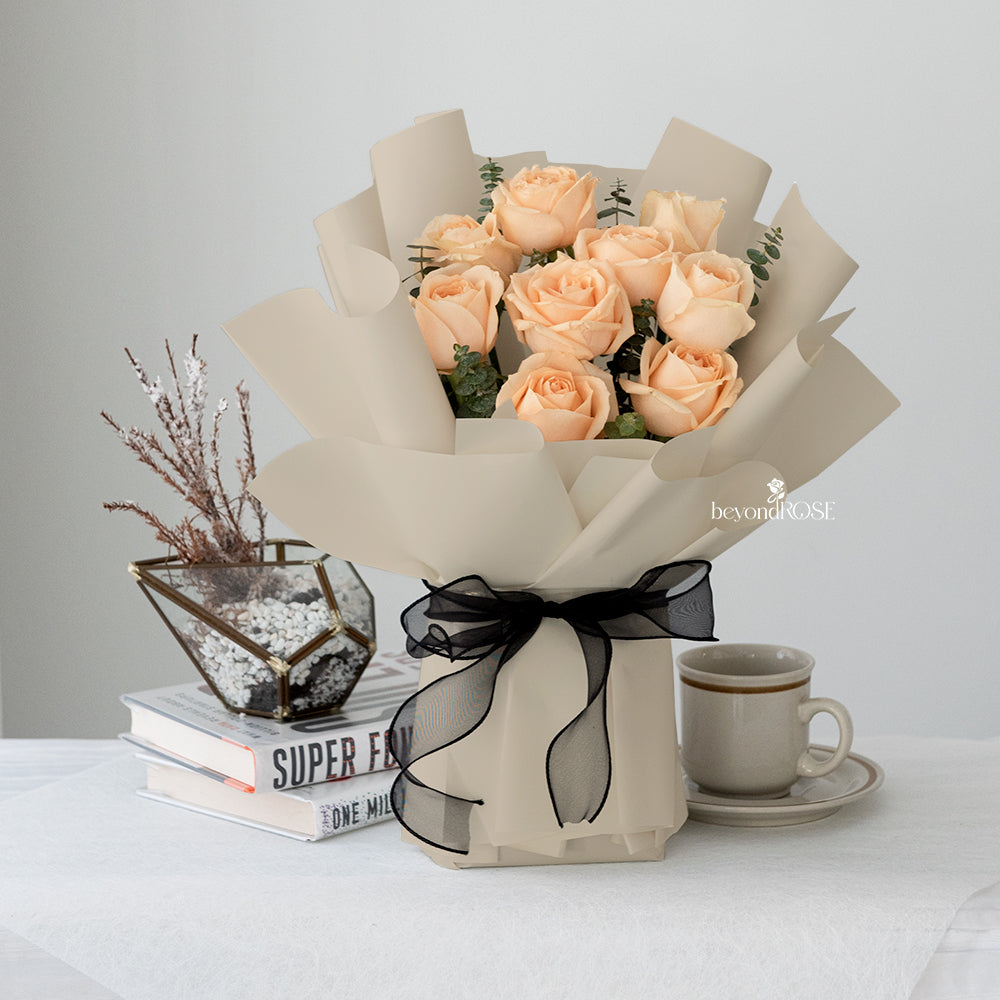 Champagne Rose Bouquet