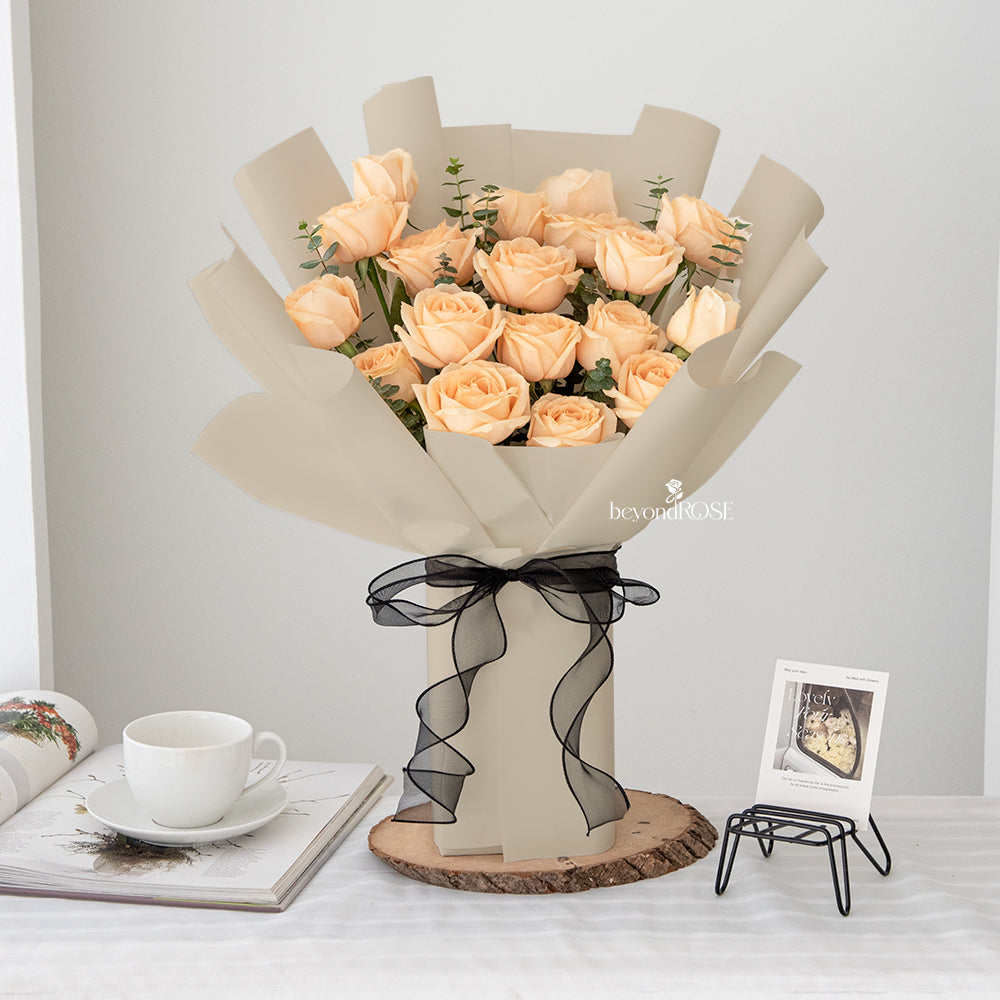 Champagne Rose Bouquet