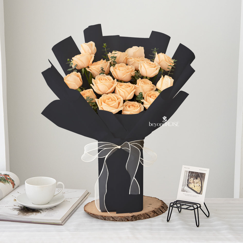 Champagne Rose Bouquet