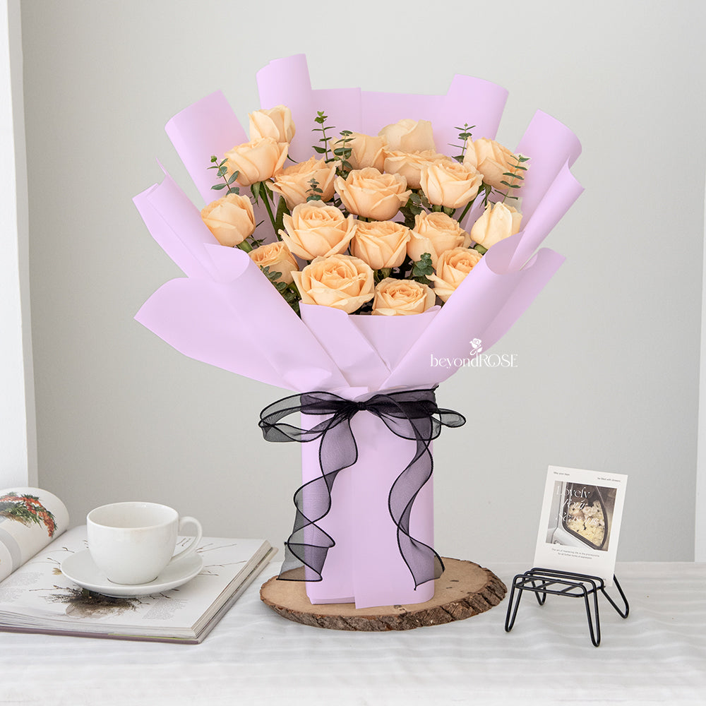 Champagne Rose Bouquet