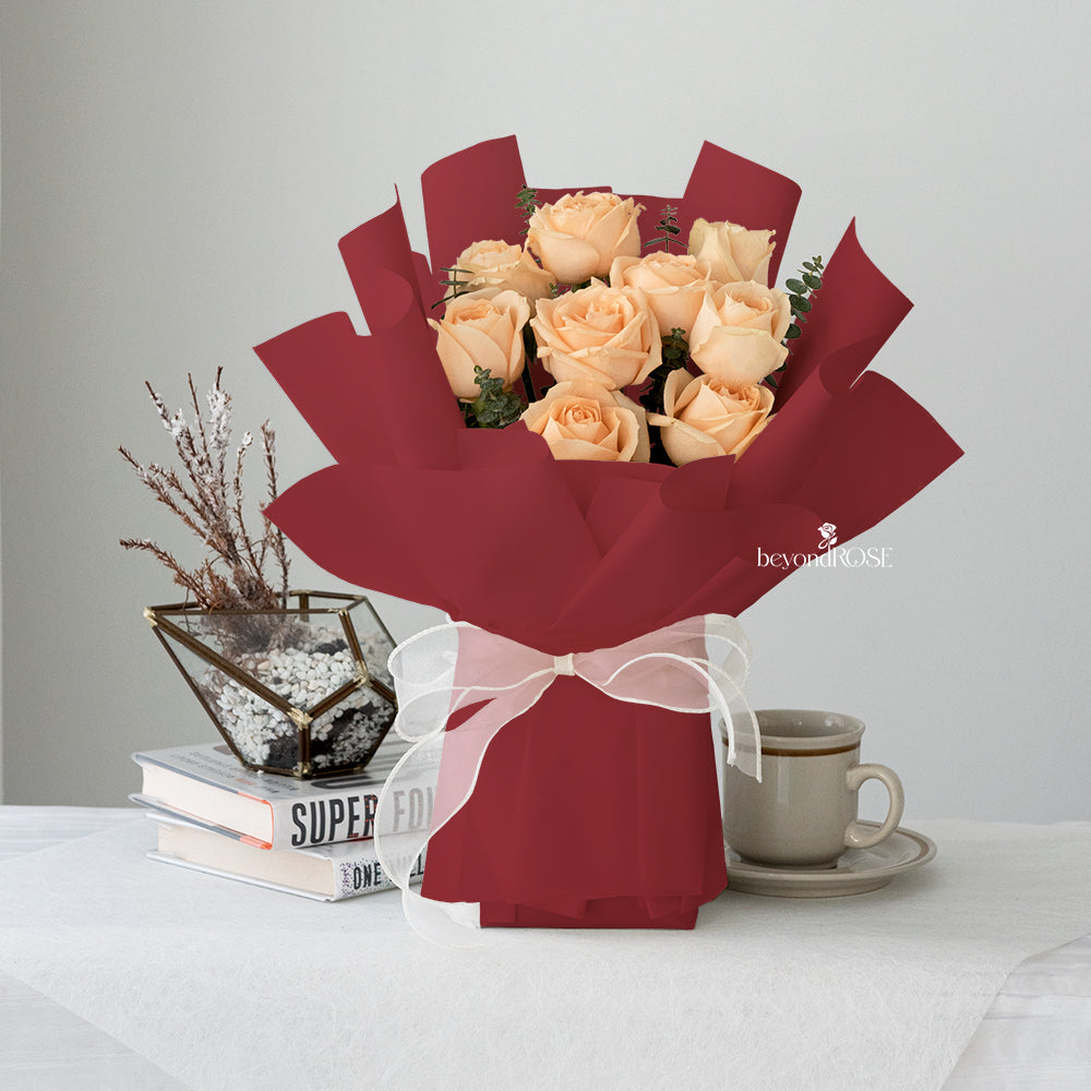 Champagne Rose Bouquet