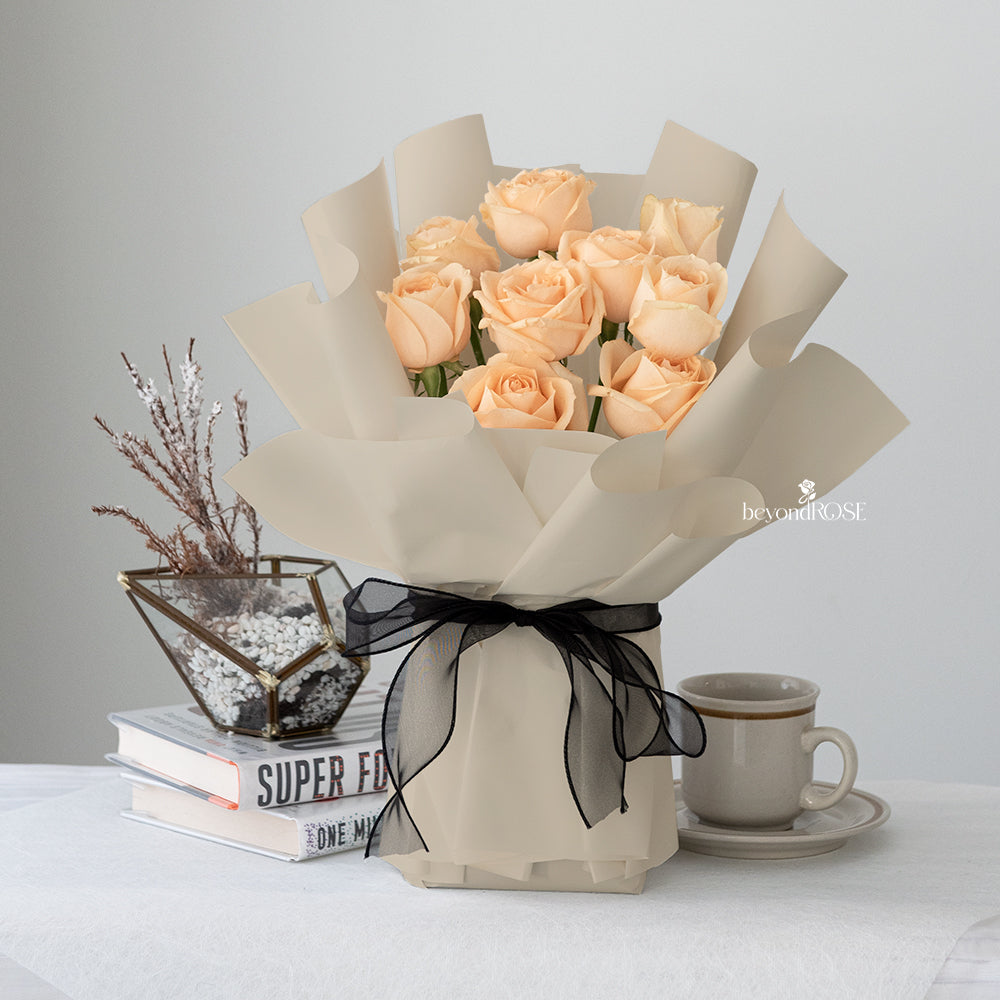 Champagne Rose Bouquet
