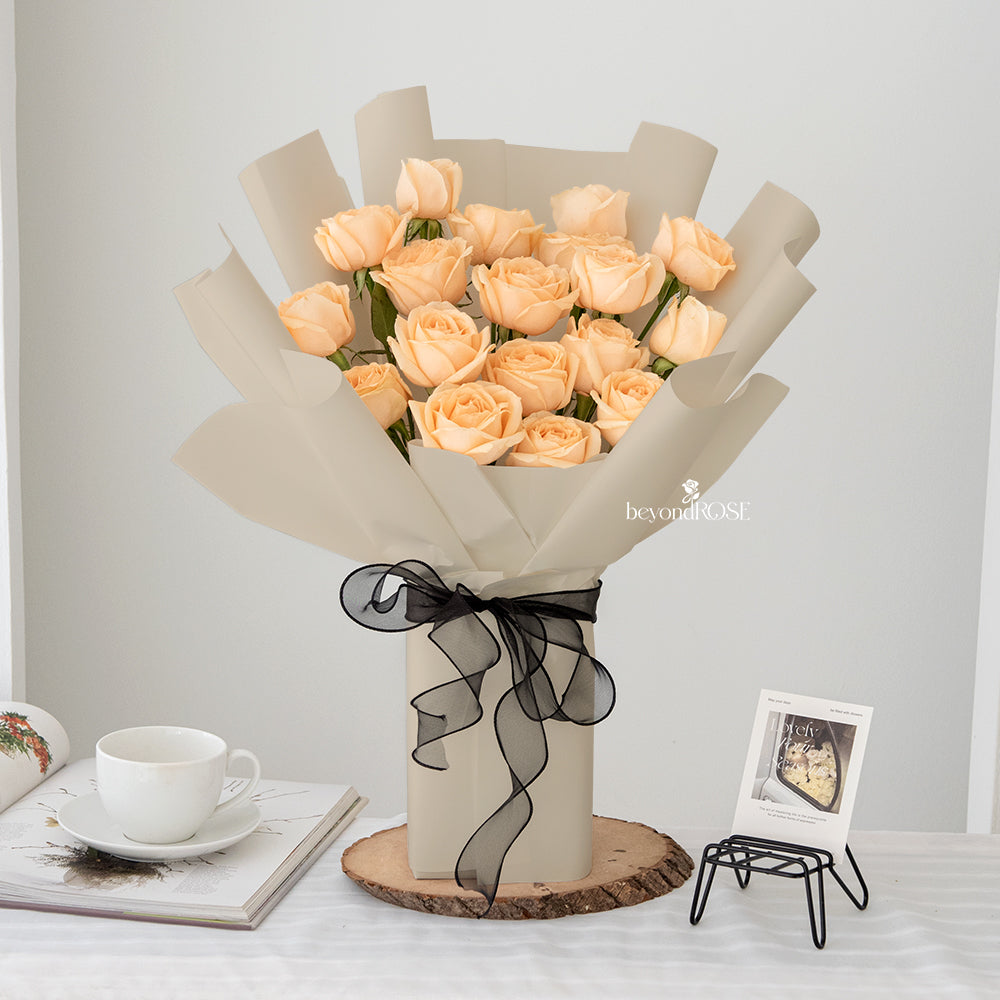 Champagne Rose Bouquet