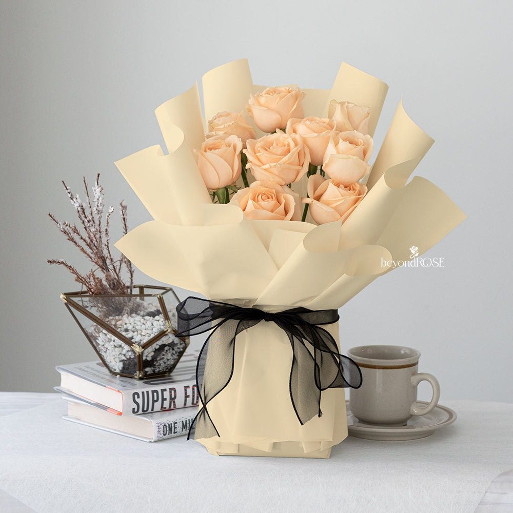 Champagne Rose Bouquet