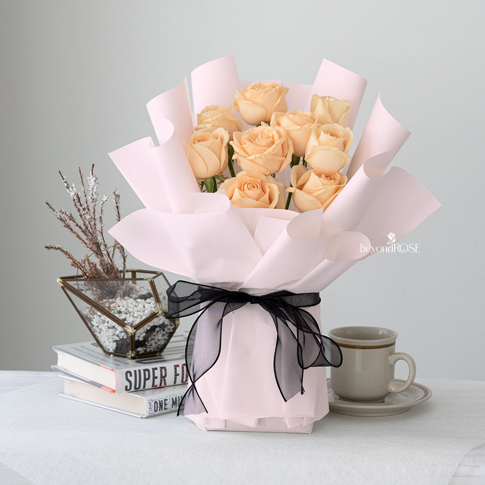 Champagne Rose Bouquet