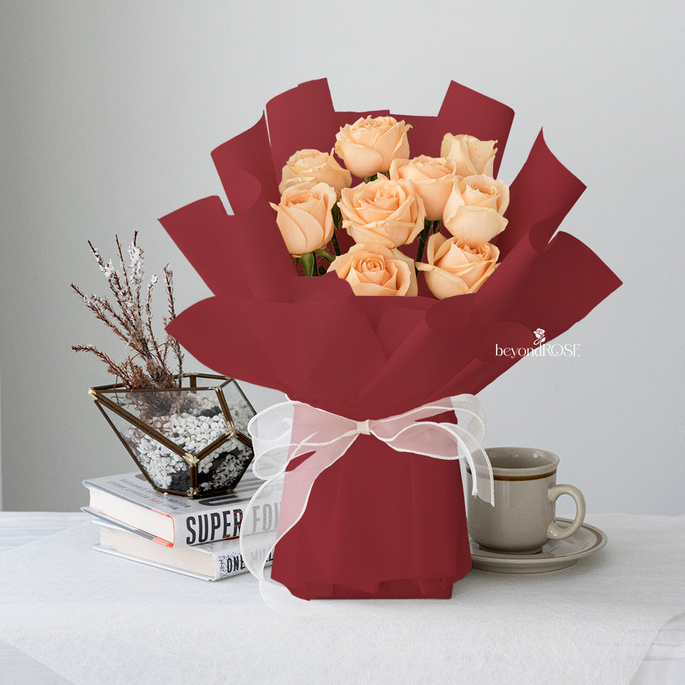 Champagne Rose Bouquet