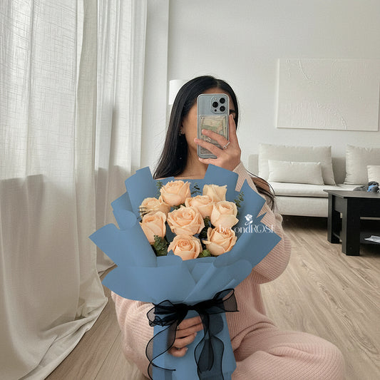 Champagne Rose Bouquet