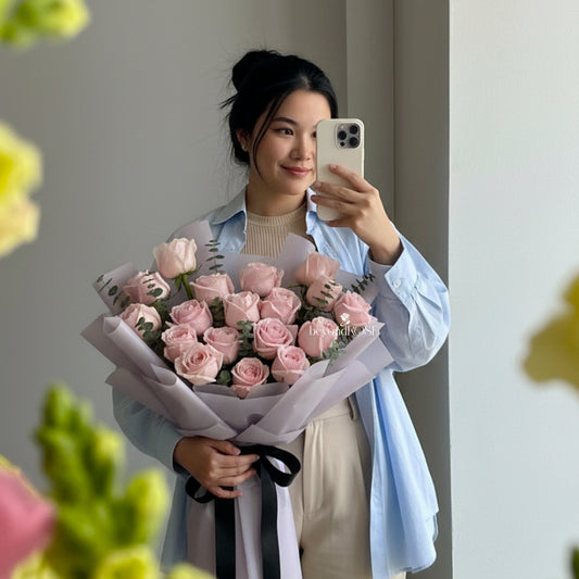Pink Rose Bouquet