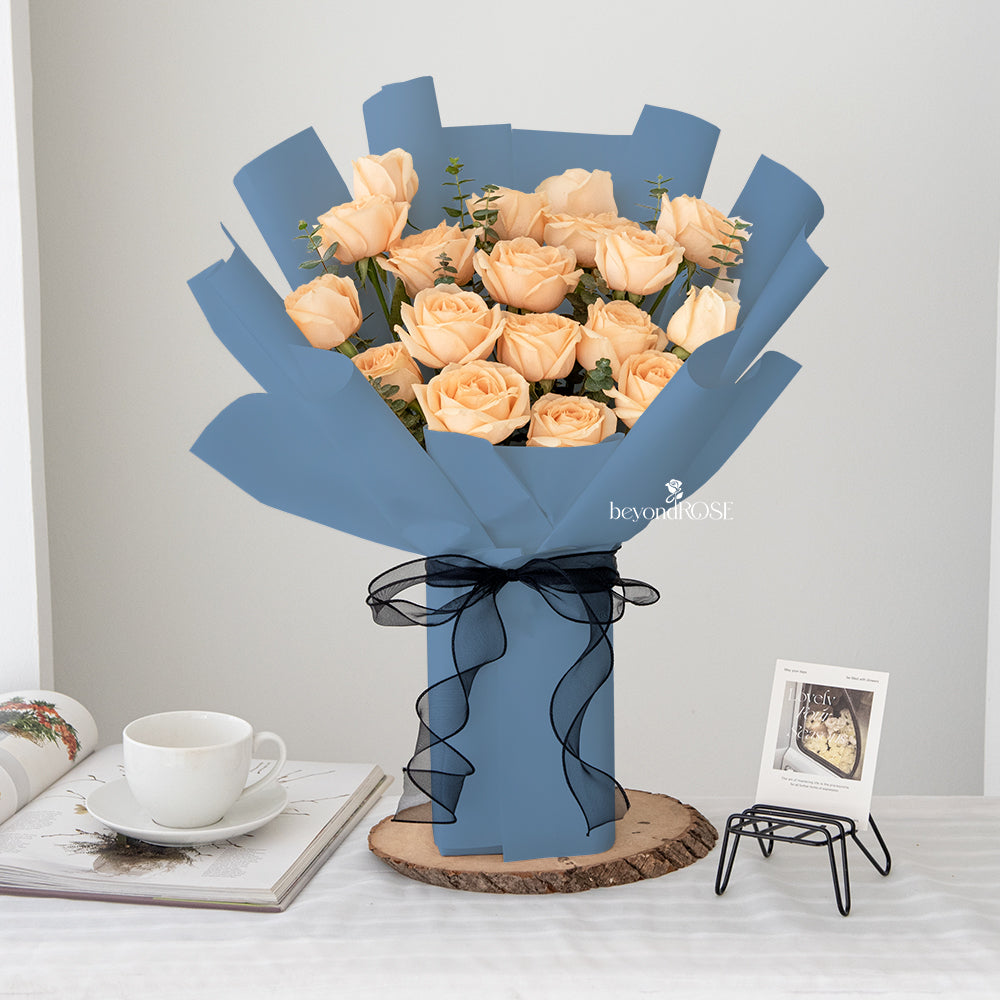 Champagne Rose Bouquet