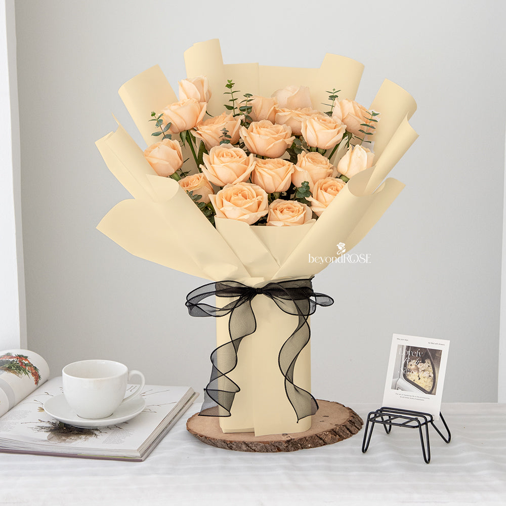 Champagne Rose Bouquet