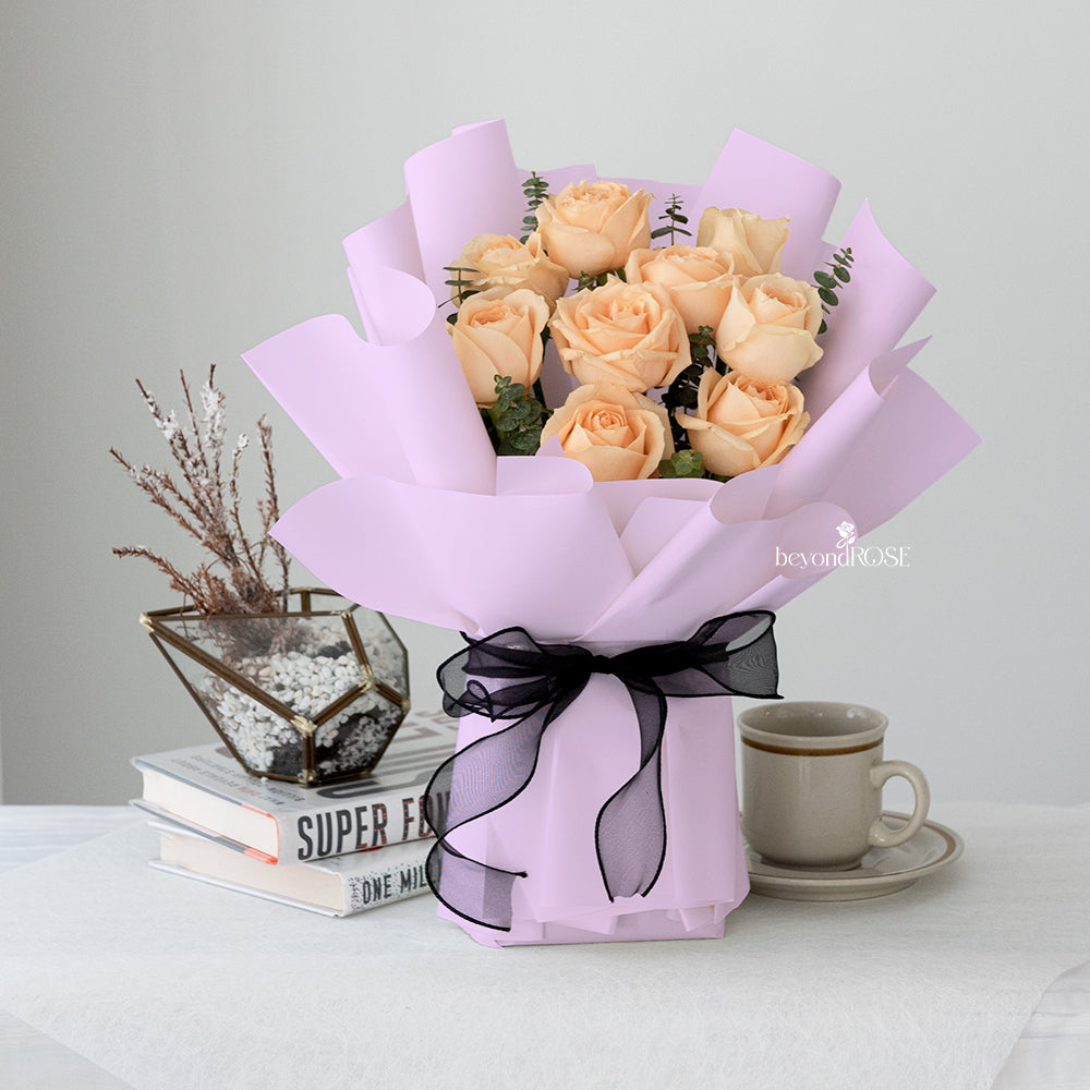 Champagne Rose Bouquet