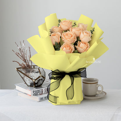 Champagne Rose Bouquet