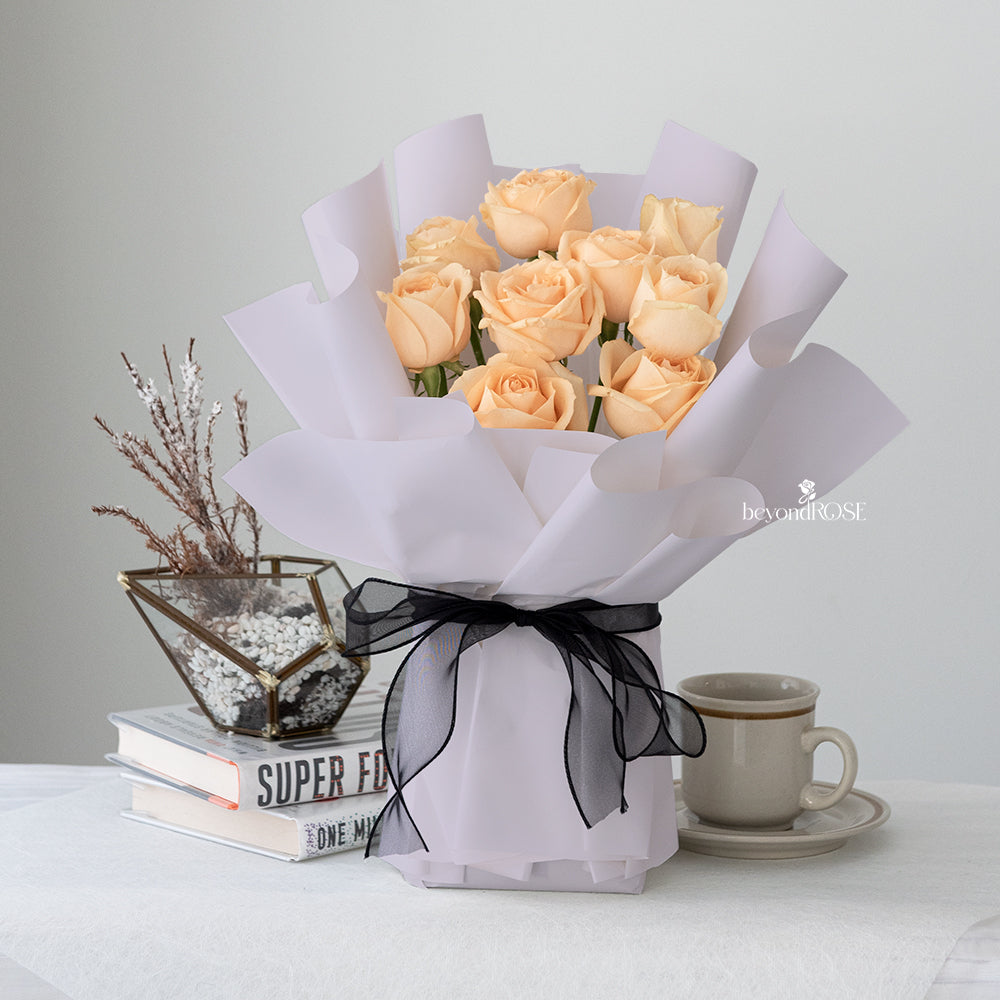 Champagne Rose Bouquet