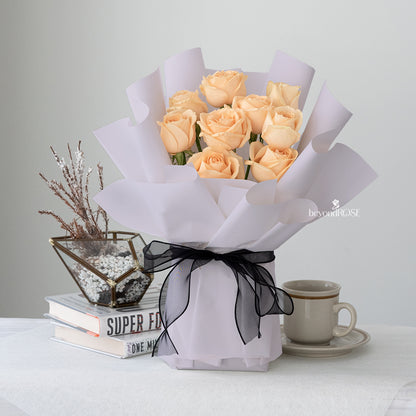 Champagne Rose Bouquet