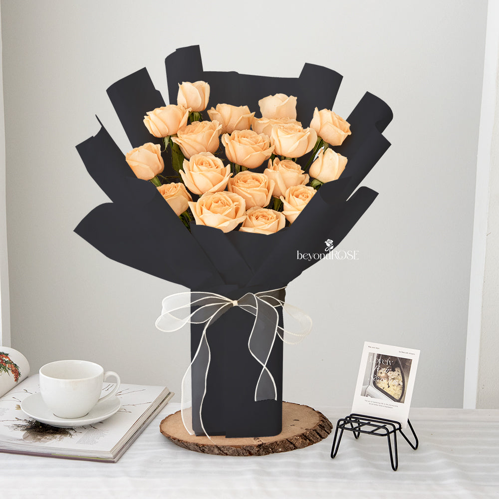 Champagne Rose Bouquet