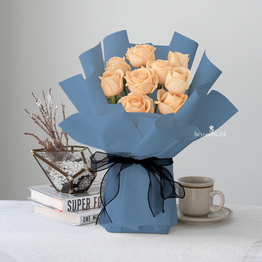 Champagne Rose Bouquet