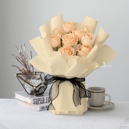 Champagne Rose Bouquet