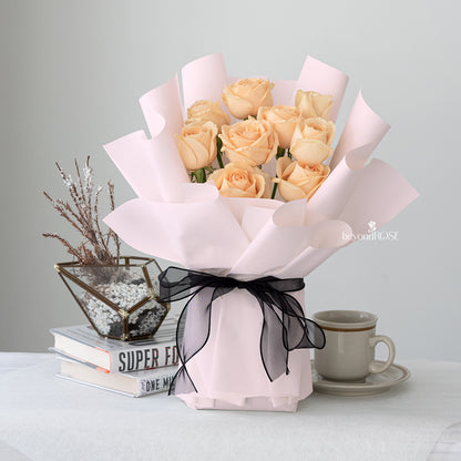 Champagne Rose Bouquet