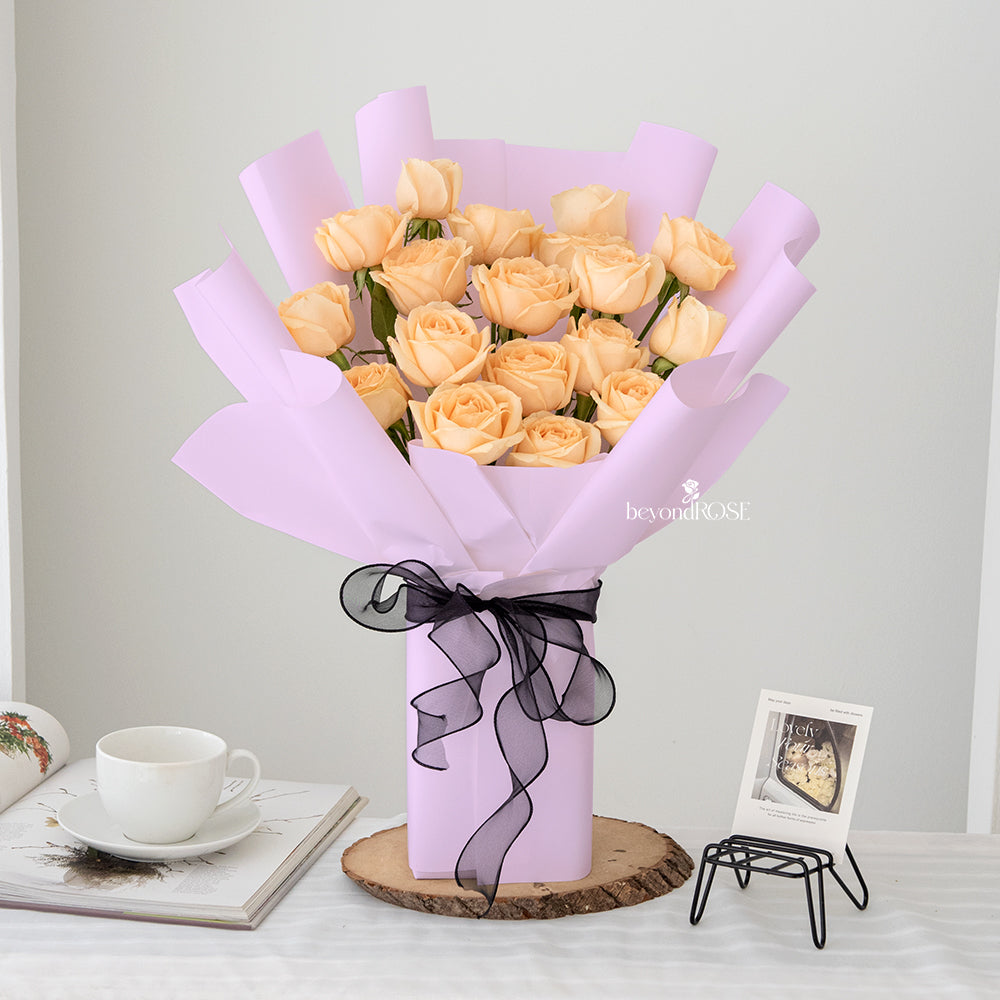 Champagne Rose Bouquet