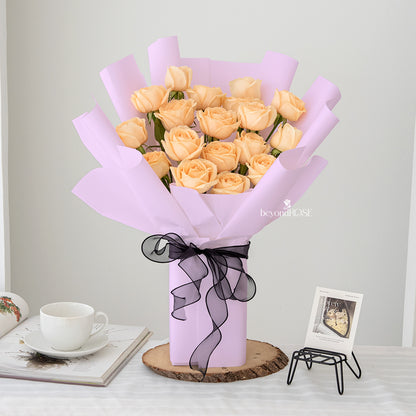 Champagne Rose Bouquet