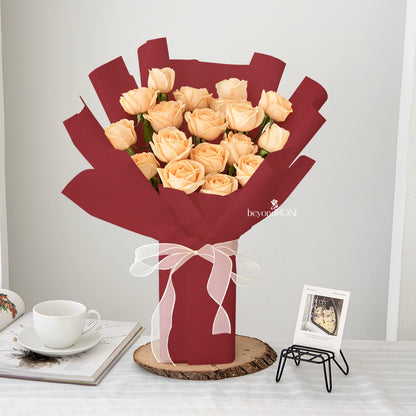 Champagne Rose Bouquet