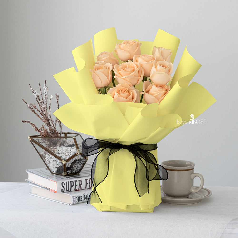 Champagne Rose Bouquet
