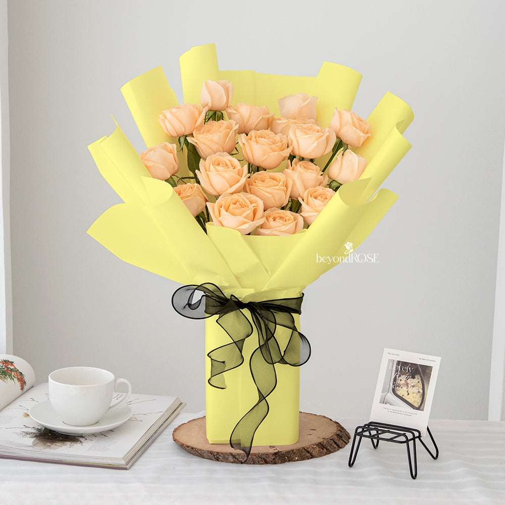 Champagne Rose Bouquet