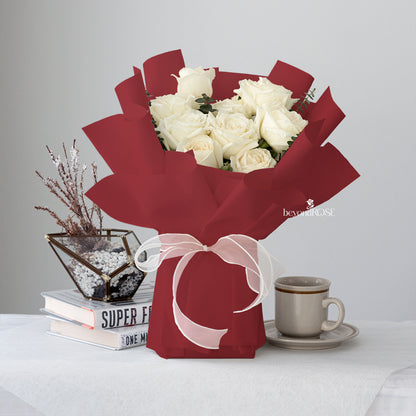 White Rose Bouquet