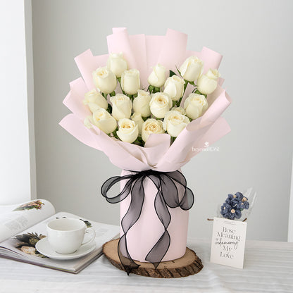 White Rose Bouquet
