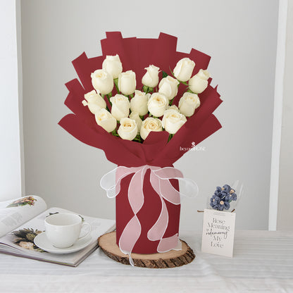 White Rose Bouquet