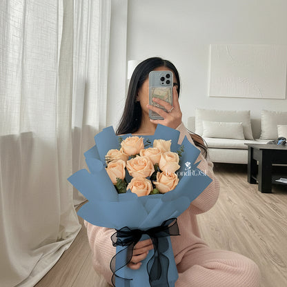 Champagne Rose Bouquet